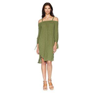 Three Dots Eco Knit Dress (Meadow) Women's Dress Green 2-4